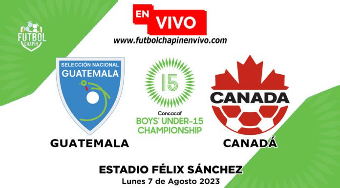 Guatemala-vs-Canadá-Sub-15-en-vivo