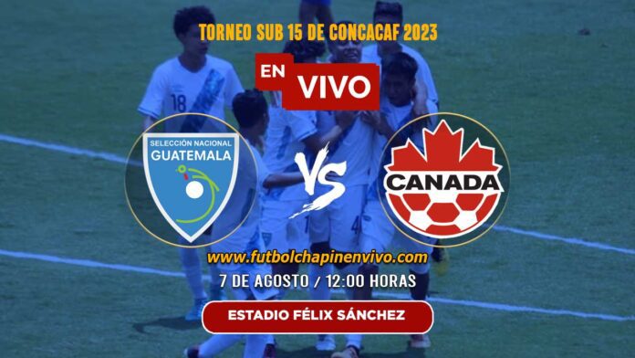 Guatemala-vs-Canadá-Sub-15-en-vivo-online-gratis