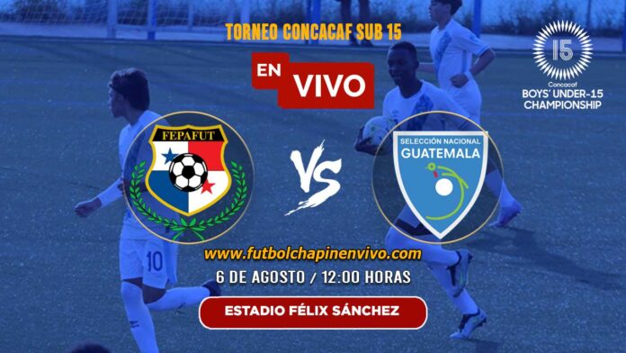 Panamá-vs-Guatemala-Sub-15-en-vivo-online-gratis