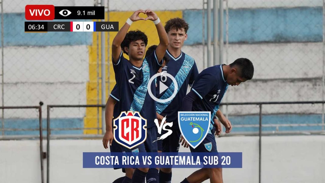 🔴 Dónde Ver Costa Rica vs. Guatemala Sub 20 EN VIVO ONLINE GRATIS