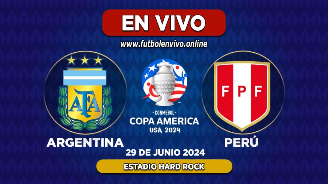 Argentina vs Perú «【 En VIVO 】» Copa América 2024