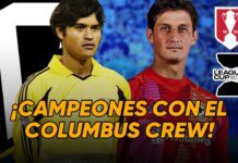 guatemaltecos campeones con el Columbus Crew