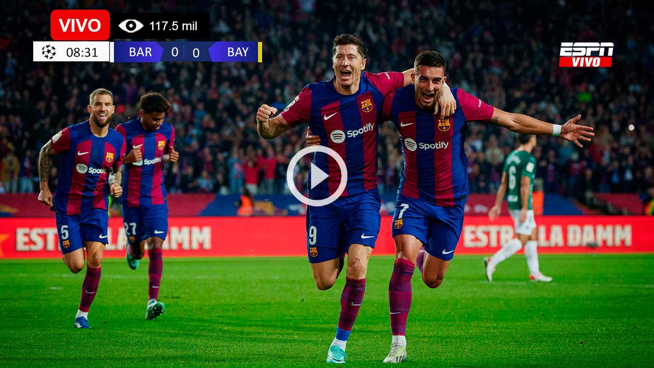 Ver en ESPN Gratis Barcelona vs. Bayern Munich EN VIVO ONLINE