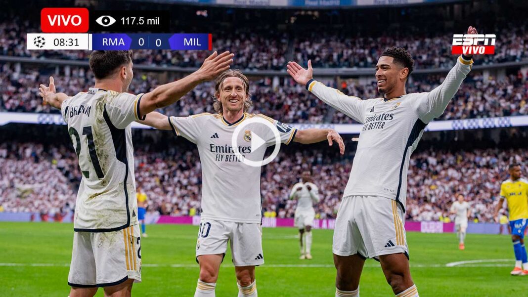 Ver en ESPN Gratis Real Madrid vs. Milan EN VIVO ONLINE Transmisión