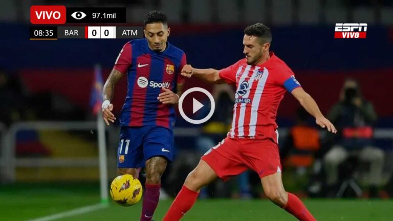 Dónde Ver Barcelona Vs. Atlético De Madrid EN VIVO ONLINE GRATIS ...