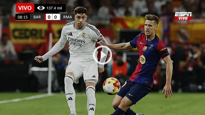 Barcelona vs Real Madrid en vivo online gratis por internet