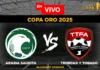 Arabia Saudita vs Trinidad y Tobago en vivo online gratis hoy