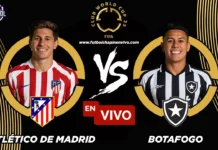 Atlético de Madrid vs Botafogo en vivo online gratis hoy