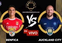 Benfica vs Auckland City en vivo online gratis hoy