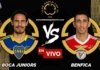 Boca Juniors vs Benfica en vivo online gratis hoy
