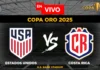 Estados Unidos vs Costa Rica en vivo online gratis hoy