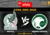 México vs Arabia Saudita en vivo online gratis hoy