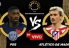 PSG vs Atlético de Madrid en vivo online gratis