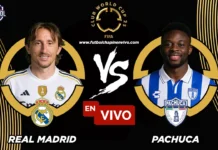 Real Madrid vs Pachua en vivo online gratis