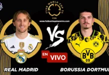 Real Madrid vs Borussia Dortmund en vivo online gratis hoy