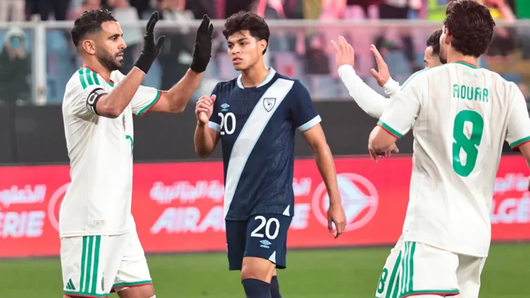 Guatemala sufre dura derrota ante Argelia en amistoso internacional