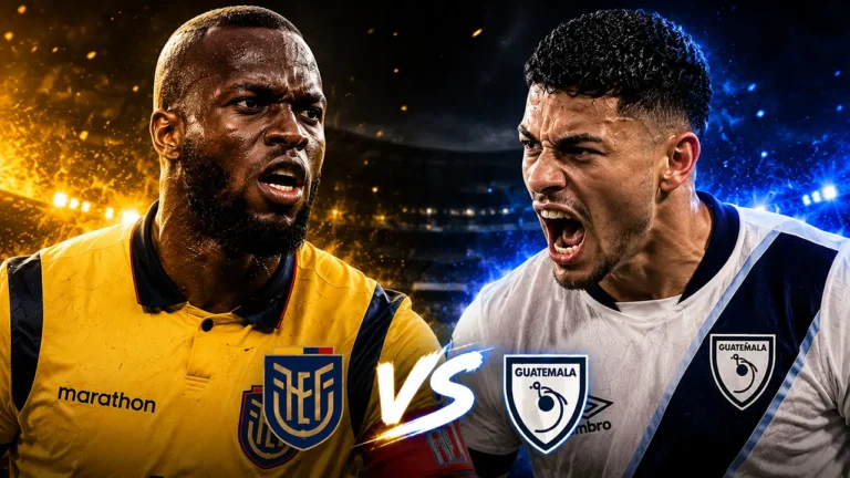 Guatemala vs Ecuador: hora, canal y detalles del amistoso internacional