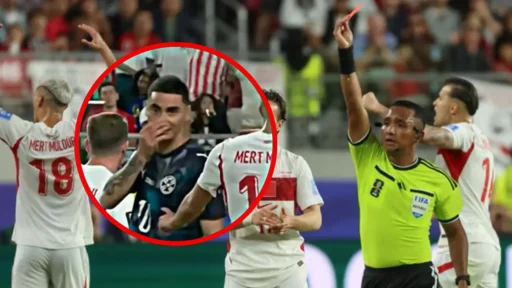 Miguel Almirón hace historia en el Mundial 2026: es expulsado por taparse la boca al hablar con un rival