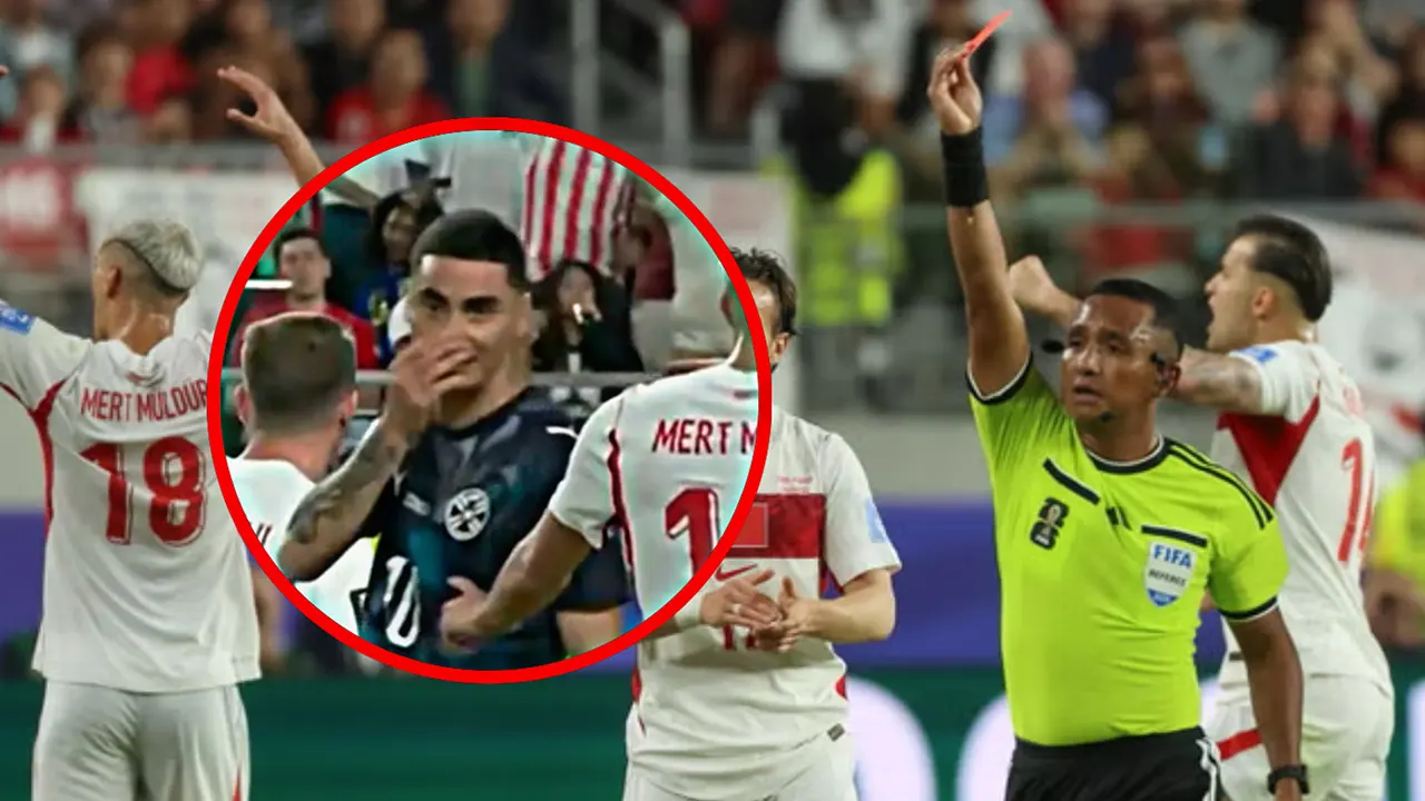 Miguel Almirón hace historia en el Mundial 2026: es expulsado por taparse la boca al hablar con un rival