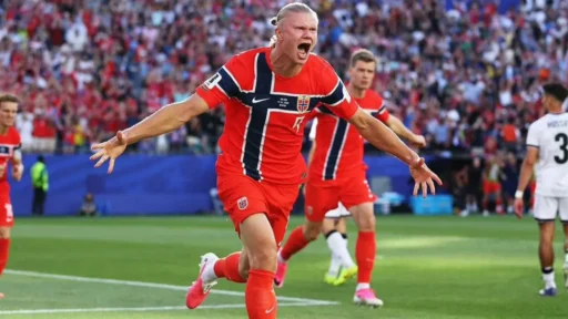 El estreno soñado de Erling Haaland: doblete y más récords con la Selección de Noruega