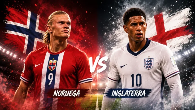 Noruega vs Inglaterra Mundial 2026